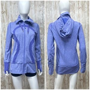Lululemon Stride Jacket in Heathered Persian Purple / Persian Purple [7011]